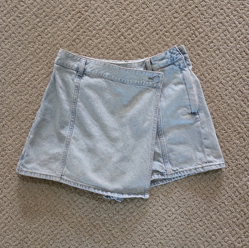 GU Denim Wrap Skort